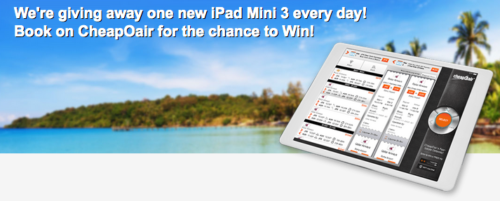 Win an iPad Mini 3 from CheapoAir!