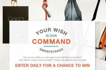 Win a $250 Visa gift card & more from 3M Your Wish is Our Command Sweeps