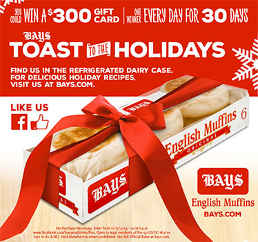 Bay's Toast To The Holidays Giveaway