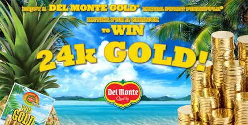 Del Monte Gold For Gold Sweepstakes