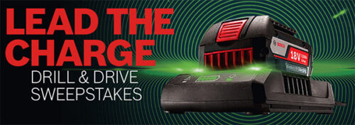 Lead The Charge Drill & Drive Sweepstakes