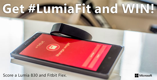 Win A Lumia 830 & A Fitbit Flex