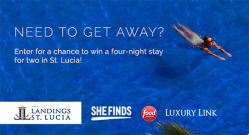 Luxury Link St. Lucia sweepstakes
