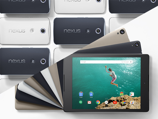 Win a Brand New Nexus 6 Phone & Nexus 9 Tablet