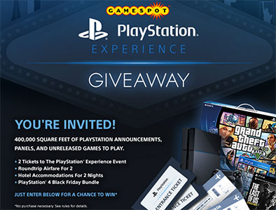 Win A PlayStation Experience