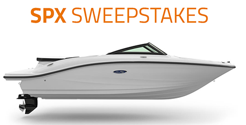 SPX Sweepstakes and boat