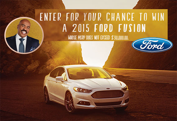 Win A 2015 Ford Fusion From Steve Harvey