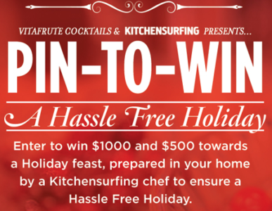 Win $1000 Gift Card and $500 Holiday Chef