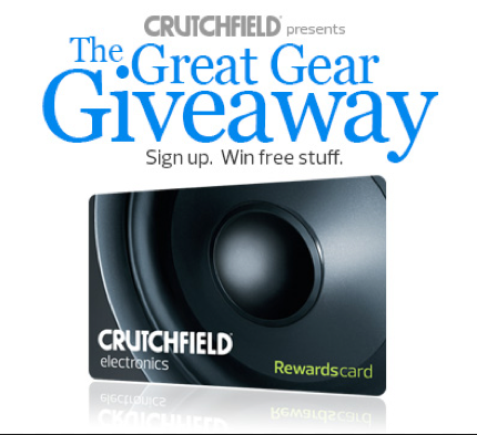 Win a $500 Crutchfield Gift Card