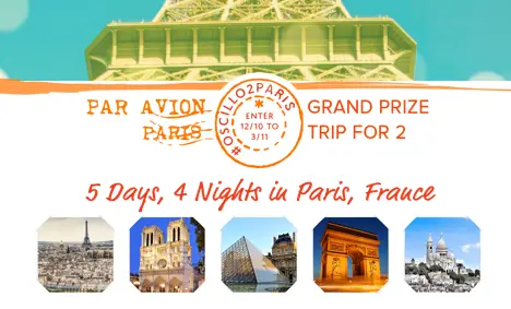 Win a Trip to Paris