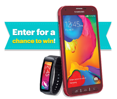 Win a Samsung Galaxy S 5 Sport and Samsung Gear Fit