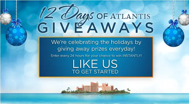 Win a Trip to Atlantis Resort Bahamas