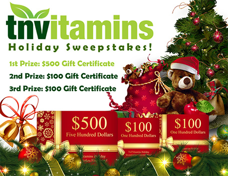 Win A $500 TNVitamins Gift Certificate