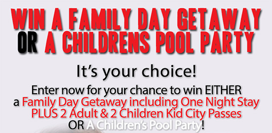 Win A Family Day Getaway