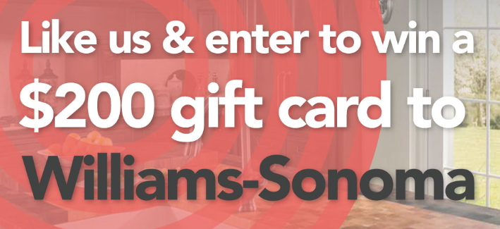 Win A $200 Williams-Sonoma Gift Card