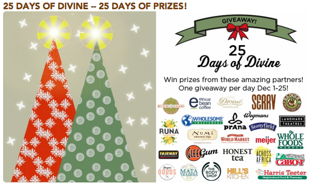 Win Daily Prizes from Divine Chocolate