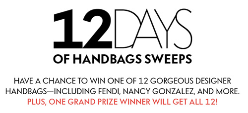 Win One Of 12 Designer Handbags