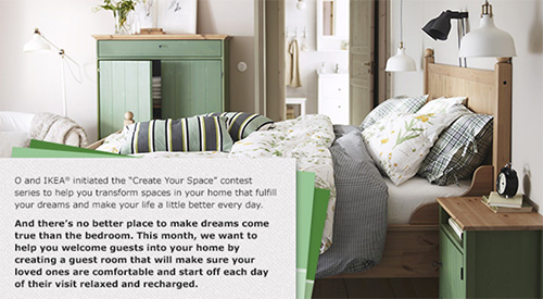 Oprah & Ikea: Win A Guest Bedroom Makeover