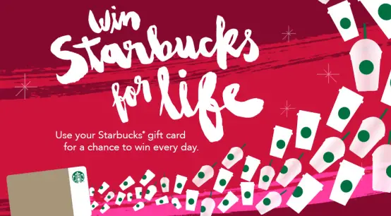 Win Starbucks for Life