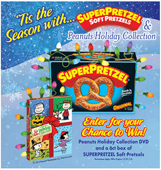 Win A Peanuts Holiday Collection DVD & Superpretzels
