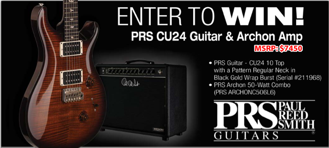 Win a PRS Guitar Worth $7,500