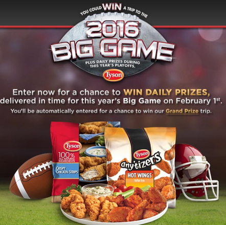 Win a $15,000 trip to the 2016 Super Bowl