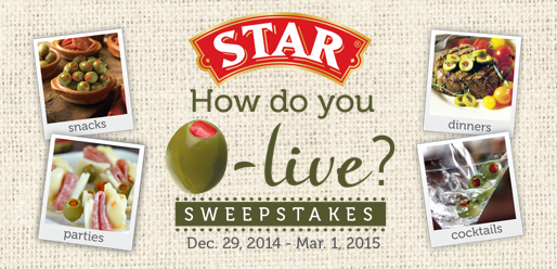 Win $5,000, $1,000, or a Year of Star Olives!