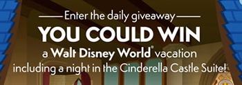 Win Trip to Disney World & Stay in Cinderella Castle Suite