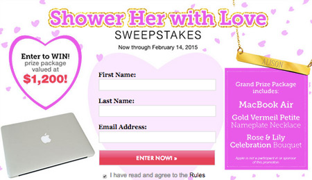 Win a MacBook Air, a Gold Vermeil Petite Nameplate Necklace, and More!