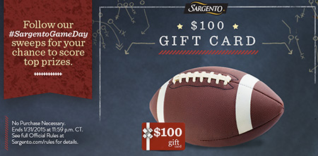 Win HDTV’s, Gas Grills, and More from Sargento
