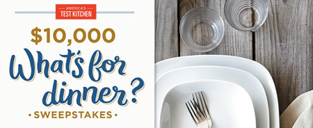 Win $10,000 in Prizes from America’s Test Kitchen
