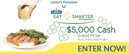 Win $5,000 Cash from Gorton’s Seafood