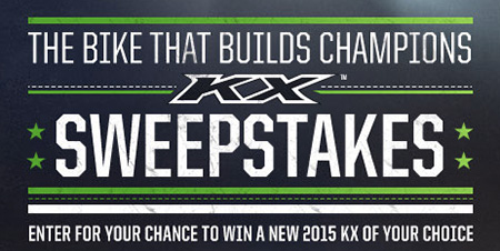 Win a 2015 Kawasaki of Your Choice