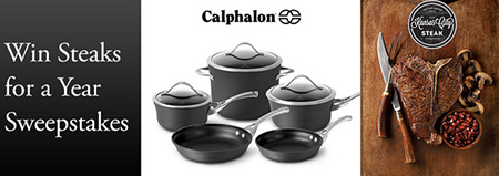 Win Calphalon Cookware & Steaks for a Year