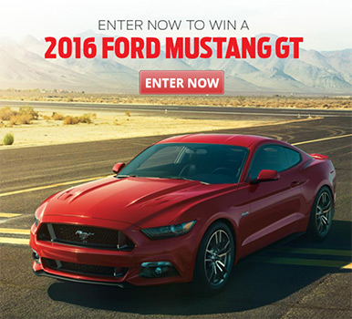 Win A 2016 Ford Mustang GT