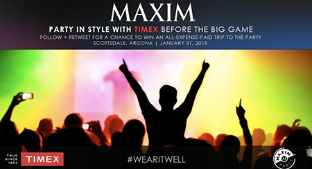 Win a Trip to Maxim Superbowl Party
