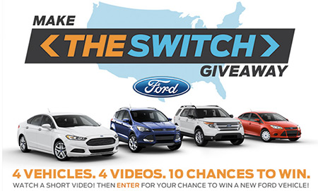 Win One $30,000 Voucher for 2015 Ford Vehicle