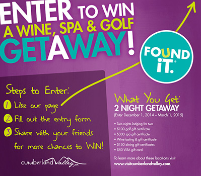 Win A Wine, Spa & Golf Getaway
