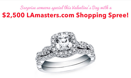 Win a $2,500 LAMasters Jewelry Shopping Spree