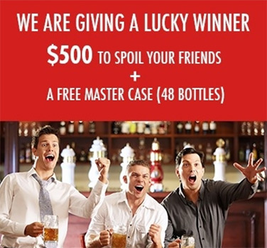 Win $500 + A Master Case Of Never Hungover