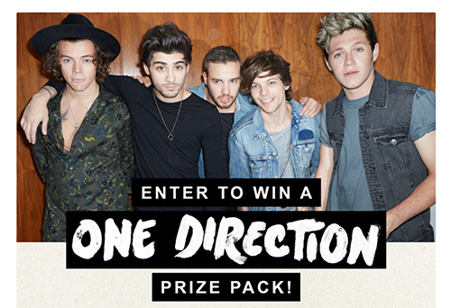 Win A One Direction Prize Pack
