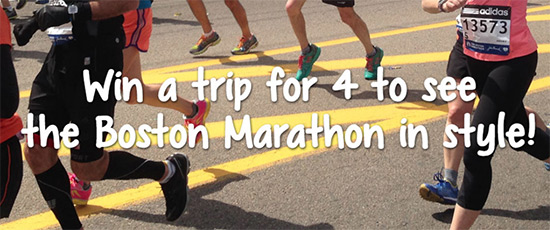 Win A VIP trip for 4 to the Boston Marathon