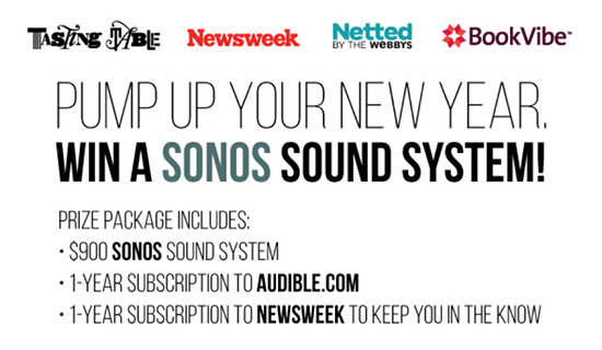 Win A $900 Sonos Sound System