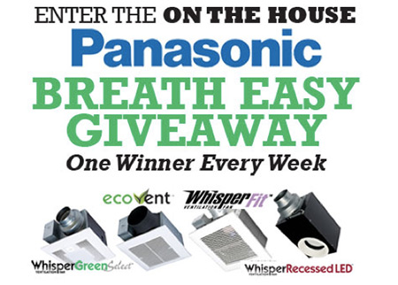 Win Panasonic High Performance Ventilation Fans