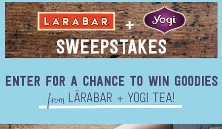 Win Larabar & Yogi Tea