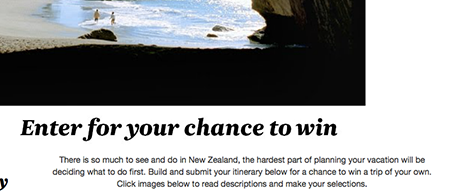 Win a Trip To New Zealand