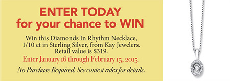 Win a Diamonds In Rhythm Necklace by Kay Jewelers