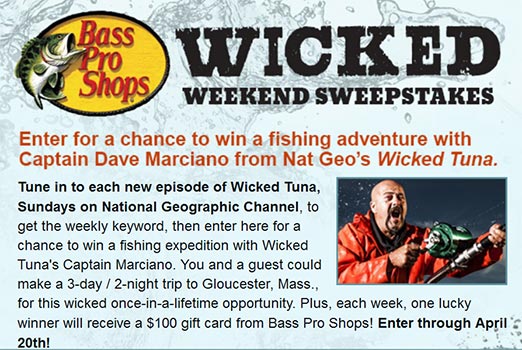 Win A Fishing Adventure W/ Dave Marciano