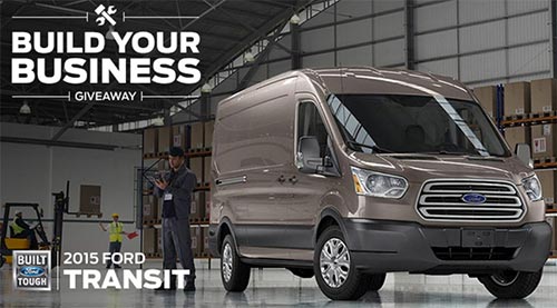 Win A 2015 Ford Transit + $5,000