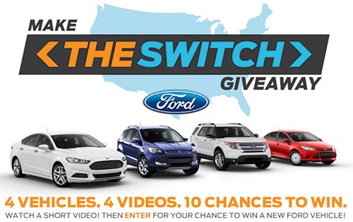 Win A New Ford Vehicle